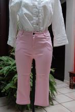 Jeans Pantacourt slim ultra comfort lichtroze T38 NIEUW!!, Nieuw, Ophalen of Verzenden, W28 - W29 (confectie 36), Overige kleuren