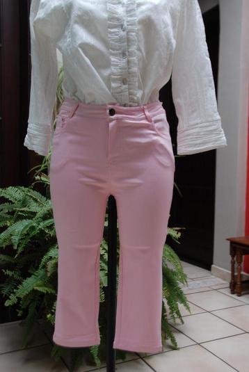 Jeans Pantacourt slim ultra comfort lichtroze T38 NIEUW!! beschikbaar voor biedingen