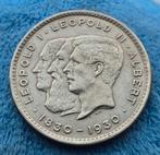 2 Belgas  1830 / 1930  pos B, Postzegels en Munten, Munten | België, Overig, Ophalen of Verzenden, Geboorte of Huwelijk, Losse munt