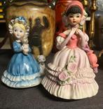 Lot de 2 poupées porcelaines musicales, Antiquités & Art