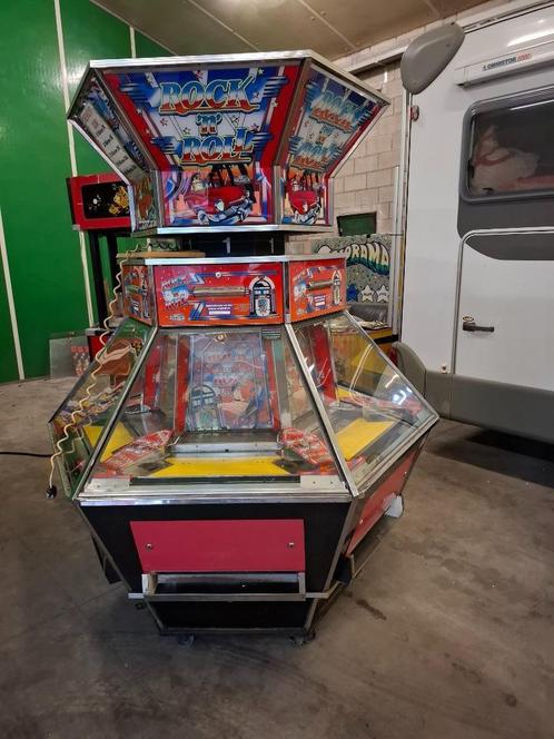Arcadekast jetonkast rock n roll 6 speler luna park kermis, Verzamelen, Automaten | Overige, Gebruikt, Ophalen