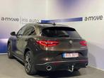 Alfa Romeo Stelvio 2.0 | Q4 | NETTO : 20.660€ | 1ER PROP.|, Auto's, Alfa Romeo, Automaat, 4 cilinders, Bruin, Leder