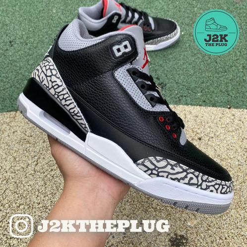 Black Cement - Air Jordan 3, Kleding | Heren, Schoenen, Nieuw, Sneakers, Verzenden