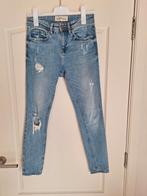 Blauwe, smalle jeans met "gaten", Porté, Enlèvement ou Envoi