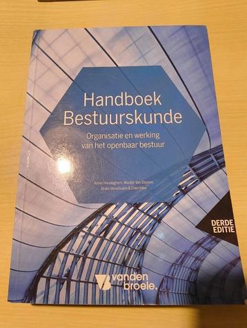 Handboek Bestuurskunde beschikbaar voor biedingen