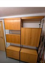 Vintage wandsysteem WHB eiken / zwart 70s, Huis en Inrichting, Ophalen, Gebruikt