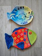 Vissen twee bordjes, Huis en Inrichting, Ophalen, Zo goed als nieuw, Bord(en)