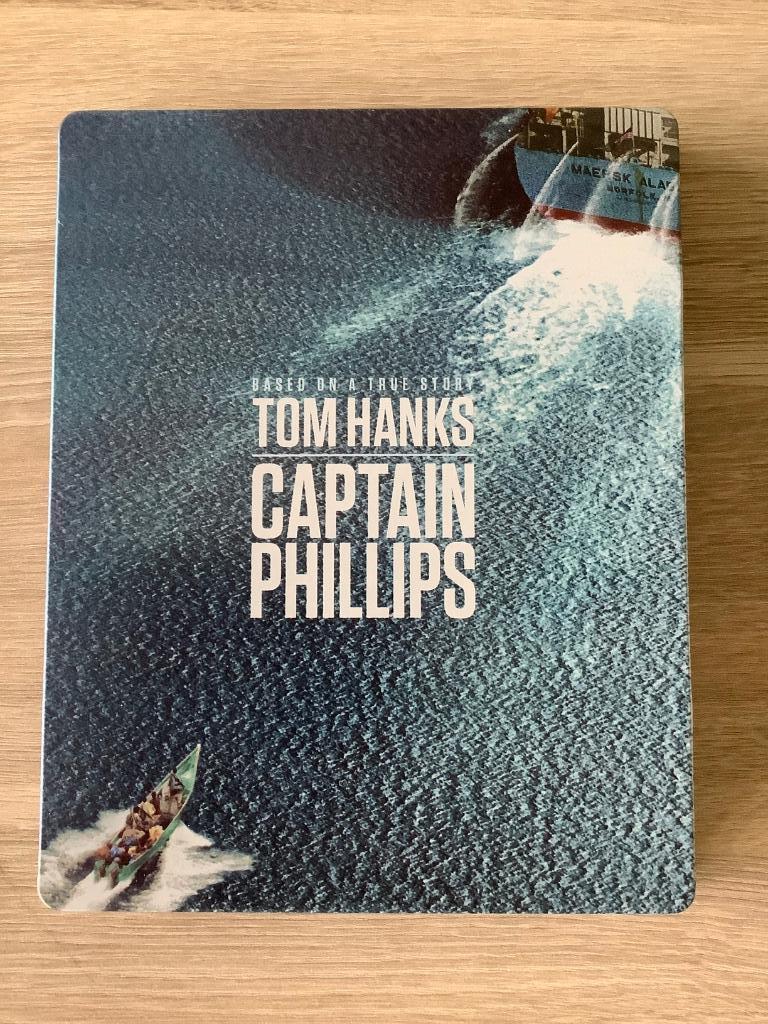 Captain Phillips (Blu-ray steelbook), Cd's en Dvd's, Blu-ray, Zo goed als nieuw, Actie, Ophalen of Verzenden