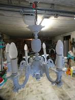 Wit porcelein lustertje met 6 lichtpunten, Ophalen