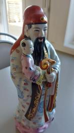 Chinese god van geluk. Porselein. 38 hoog, Ophalen, Zo goed als nieuw