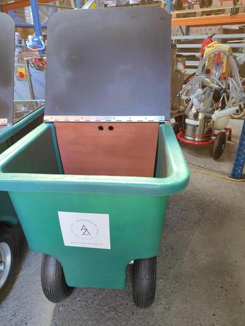 Voederkar - Voederwagen 255 liter beschikbaar voor biedingen