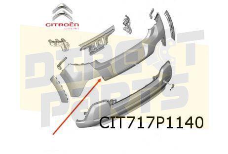 Citroën C3 (9/16-7/20) achterbumper (Te Spuiten) (Bij Wielku, Auto-onderdelen, Carrosserie, Bumper, Citroën, Achter, Nieuw, Verzenden