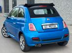 Fiat 500C 1.2i Sport 12/2014 Cabriolet Airco Etat neuf Euro6, Auto's, Fiat, Cabriolet, Blauw, Leder en Stof, Handgeschakeld