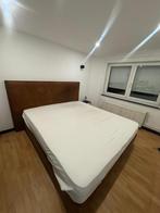 Bed en matras, Huis en Inrichting, Ophalen, Bruin, Tweepersoons, Zo goed als nieuw
