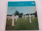 Vinyl LP Peace Paix War Edith Piaf Pop Chanson Dietrich, CD & DVD, Vinyles | Pop, 12 pouces, Enlèvement ou Envoi
