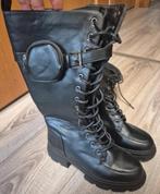 Hippe nieuwe stoere zwarte dames laarzen Bullboxer 39, Ophalen of Verzenden, Zo goed als nieuw