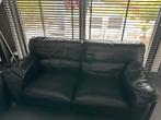 Ligne roset zwarte lederen 3 zit en 2,5 zit, Huis en Inrichting, Ophalen, Gebruikt, Leer