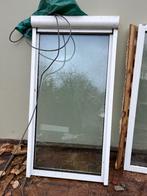 Raam wit PVC 162,5 x 88, Doe-het-zelf en Bouw, Ophalen, Gevelraam of Ruit, Gebruikt, 80 tot 120 cm