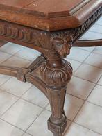 Chaises et Table "tête de lion", Enlèvement