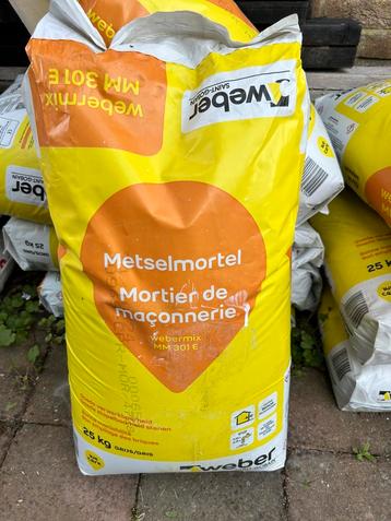 Mortier maçonnerie 25kg, Enlèvement ou Envoi, Comme neuf