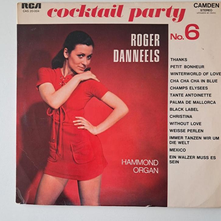 Roger Danneels Cocktail Party nr. 6 LP 2+1, Cd's en Dvd's, Vinyl | Jazz en Blues, Gebruikt, Ophalen of Verzenden