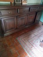 Table, chaises, meuble en merisier., Enlèvement, Utilisé