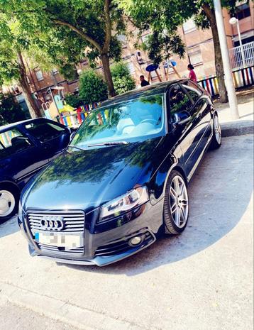 Audi A3 2008 Sline, Autos, Cuir, Entreprise, Boîte manuelle, Noir