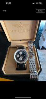 Full set breitling navitimer, Handtassen en Accessoires, Horloges | Heren, Ophalen of Verzenden, Breitling