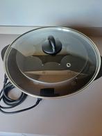 Wokpan + fonduepan, Huis en Inrichting, Keuken | Potten en Pannen, Ophalen, Zo goed als nieuw