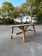 Massieve buiten tafel, Huis en Inrichting, Tafels | Eettafels, Ophalen, Zo goed als nieuw