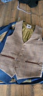 Dion Blue Tweed Wedding Suit 3 Piece 36R, Kleding | Heren, Kostuums en vesten, Ophalen, Blauw, Marc Darcy, Nieuw