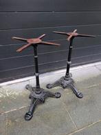 2x oude gietijzeren tafelpoot, Ophalen, Tafelpoot