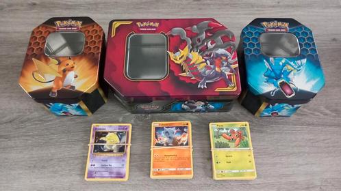 Originele pokemonkaarten en blikken dozen (zie beschrijving), Hobby & Loisirs créatifs, Jeux de cartes à collectionner | Pokémon