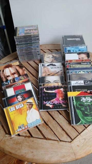 60 CD musical, alle genres, pop, disco, rock, dance,  beschikbaar voor biedingen