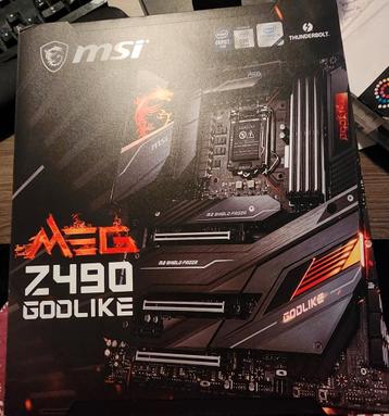 MSI MEG Z490 GODLIKE Gaming Motherboard beschikbaar voor biedingen