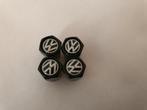Set van x4 zwarte ventieldopjes Vw, Nieuw, Ophalen of Verzenden, Volkswagen
