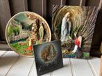 Olv van lourdes, 4 stuks op 2 foto’s, Ophalen