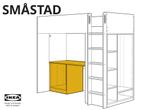 Smastad - Bureau pour Lit Mezzanine Ikea, Maison & Meubles, Enlèvement, Utilisé, Bureau