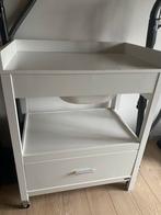Ververstafel op wieltjes met uitschuifbaar badje, Huis en Inrichting, Slaapkamer | Nachtkastjes, Ophalen, Zo goed als nieuw