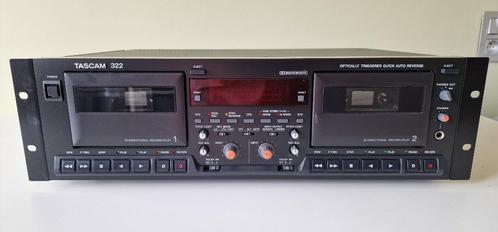 Teac Dubbeldeck 322 Dolby B& C, Audio, Tv en Foto, Cassettedecks, Dubbel, Overige merken, Auto-reverse, Tiptoetsen, High speed dubbing