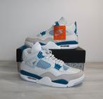 Jordan 4 Retro Military Blue, Kleding | Heren, Schoenen, Nieuw, Sneakers, Blauw, Ophalen of Verzenden