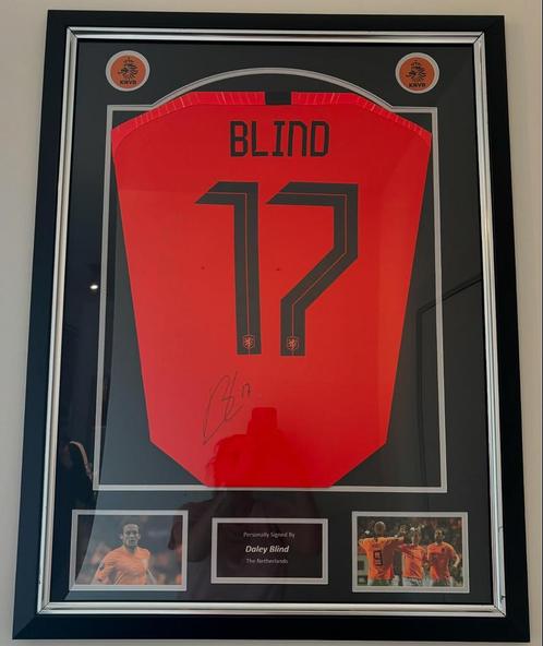 Gesigneerd Shirt van Daley Blind - Oranje!, Collections, Articles de Sport & Football, Comme neuf, Maillot, Enlèvement ou Envoi