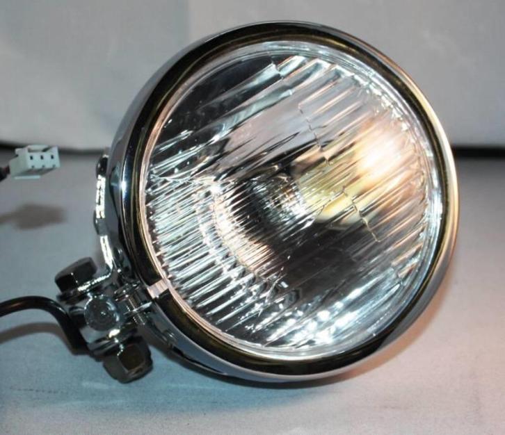 Spotlight Chroom - 120 mm | USA-Stijl | Halogeen 12V, Motoren, Accessoires | Overige, Nieuw, Ophalen of Verzenden