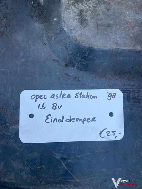 Opel Astra station 1.6 8v ‘98 Einddemper, Auto-onderdelen, Uitlaatsystemen, Gebruikt, Ophalen of Verzenden
