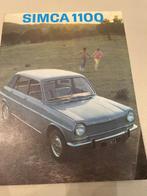 Catalogue Simca 1100, Enlèvement ou Envoi