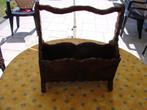 retro-vintage: eiken krantenbak, Huis en Inrichting, Woonaccessoires | Krantenbakken en Lectuurbakken, Ophalen, Gebruikt