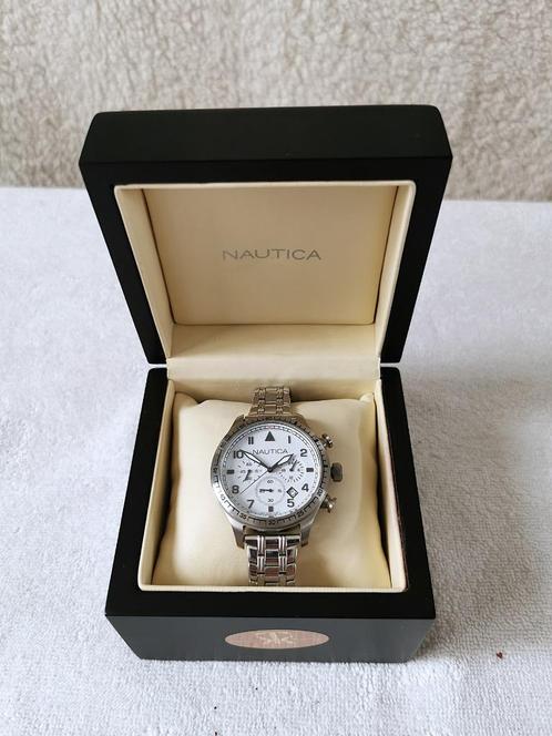 Nautica Chronograaf Heren Quartz  analoge polshorloge, Handtassen en Accessoires, Horloges | Heren, Zo goed als nieuw, Polshorloge