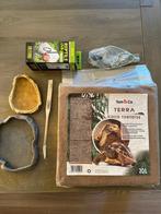 Mini set benodigdheden schildpadden, Dieren en Toebehoren, Ophalen, Zo goed als nieuw, Terrarium of Paludarium