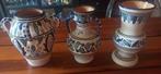 3 vases poterie tunisienne, Antiquités & Art, Enlèvement ou Envoi