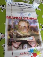 poster Branco Strupar - getekend -  jaren 90 - KRC Genk, Verzamelen, Posters, Sport, Gebruikt, Ophalen of Verzenden, Rechthoekig Staand